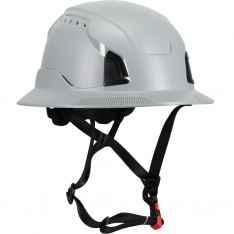 PIP 280-HP1491RVM-FB-09, Traverse, Safety Helmets, Gray, OS, Full Brim, Vented, Industrial Climbing 